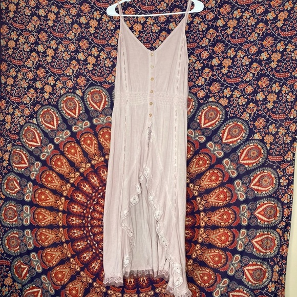 POL Light Mauve Button-Down Dress - Picture 1 of 7